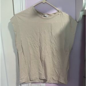 Zara sleeveless vest styled shirt